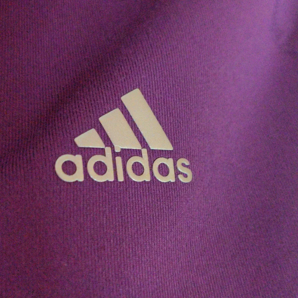 Adidas Climate Pullover Jacket Size S 8-10 Color Grape - Picture 4 of 6